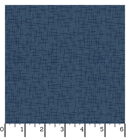 Ruler Kimberbell Basics Linen Texture Navy Fabric Yardage