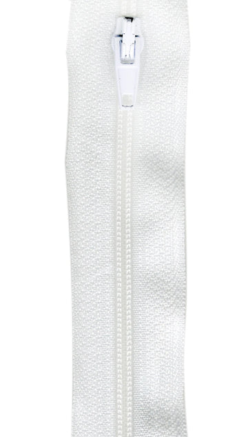 Make-A-Zipper Regular White 5.5yd 12 Zipper Pulls - quilting supply from Quilted Joy