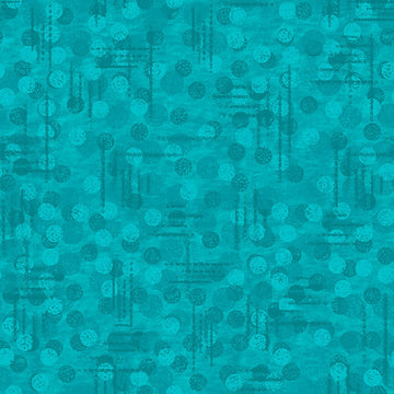 Jot Dot Teal Tonal Texture Fabric Yardage - quilt fabric for sewing and quilting projects