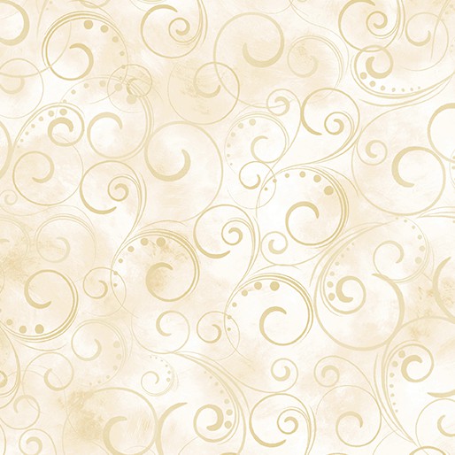 Swirling Splendor - Cream #9705W07B, available at Quilted Joy