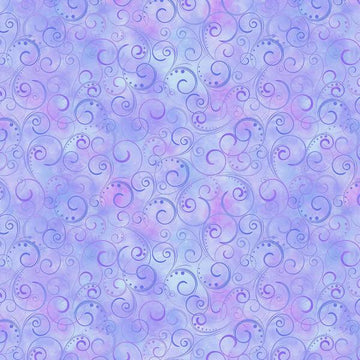 Swirling Splendor - Periwinkle #9705W61B, available at Quilted Joy