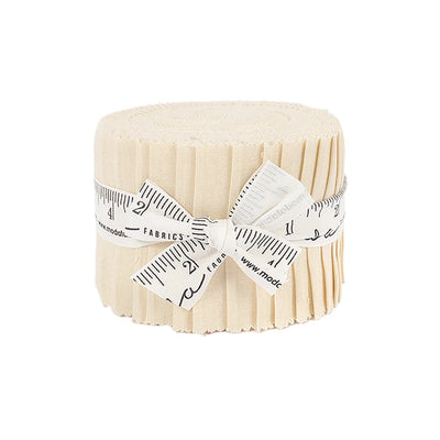 Bella Solids Natural Junior Jelly Roll