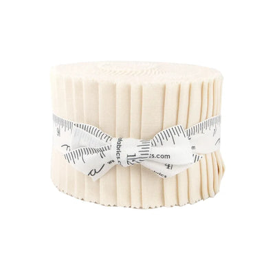 Bella Solids Ivory Junior Jelly Roll