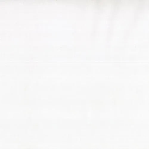 The Optic White Muslin 200 Count Fabric Yardage features a clean, minimalistic appearance with a plain optic white background and very subtle shadows near the top right corner.