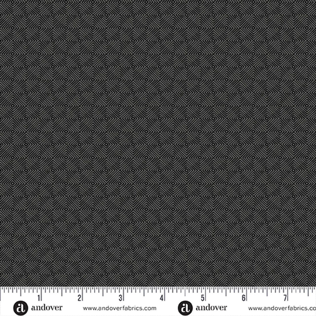 Square Dance Obsidian Fabric Yardage