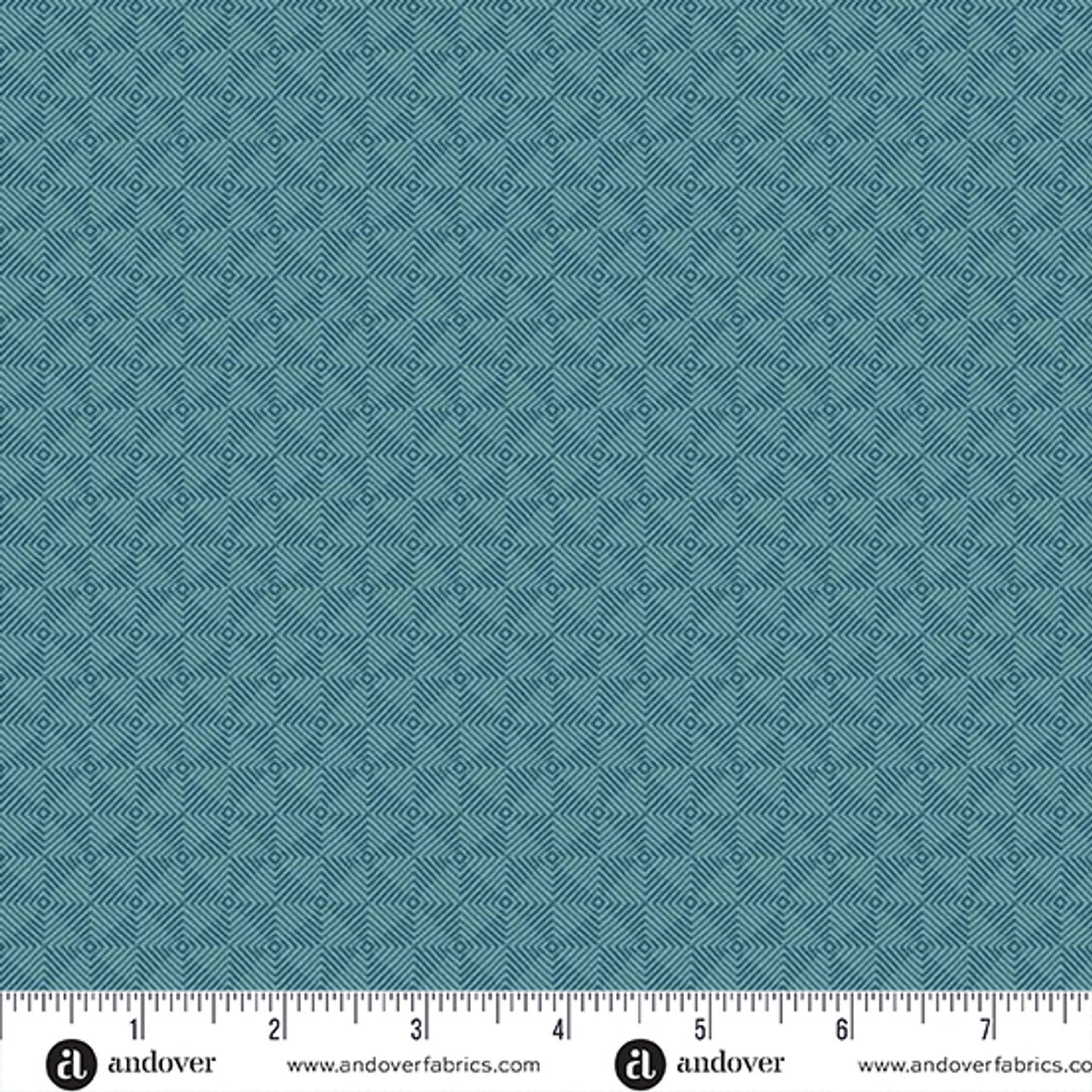 Square Dance Seafoam Fabric Yardage