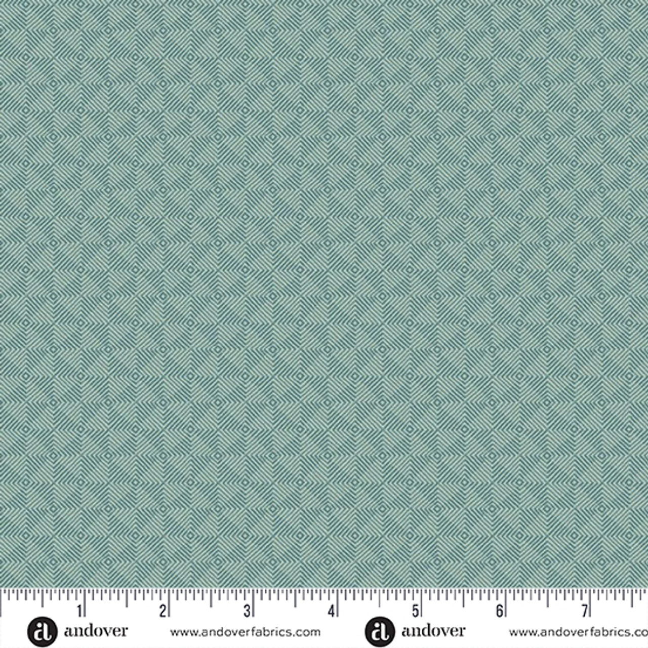Square Dance Spanish Moss Fabric Yardage