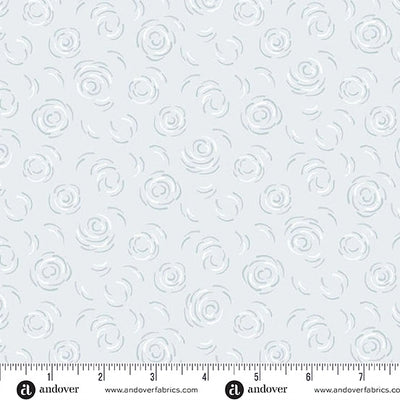 Simply Light Seafoam Ripple Fabric Yardage