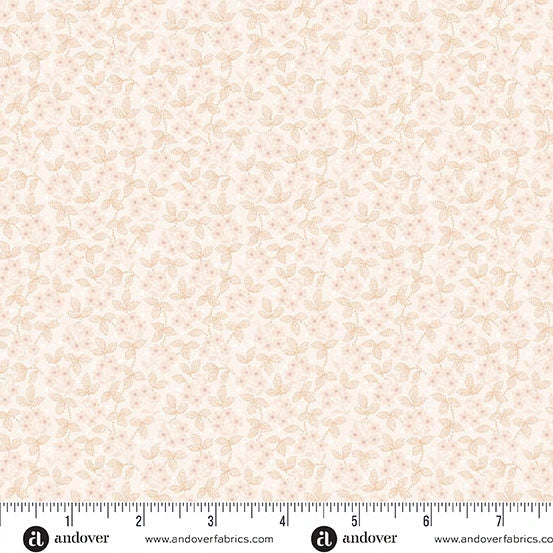 Simply Light Apricot Underfoot tonal cotton fabric yardage