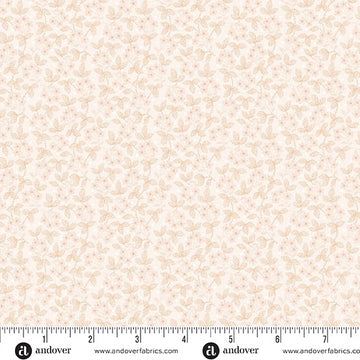 Simply Light Apricot Underfoot tonal cotton fabric yardage