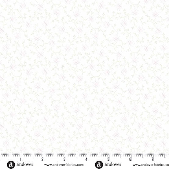 Simply Light Berry Arbor pink tonal cotton fabric yardage