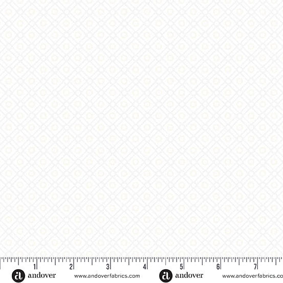 Simply Light Silver Criss Cross tonal cotton fabric yardage