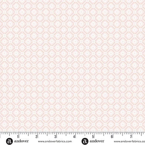 Simply Light Apricot Criss Cross tonal cotton fabric yardage