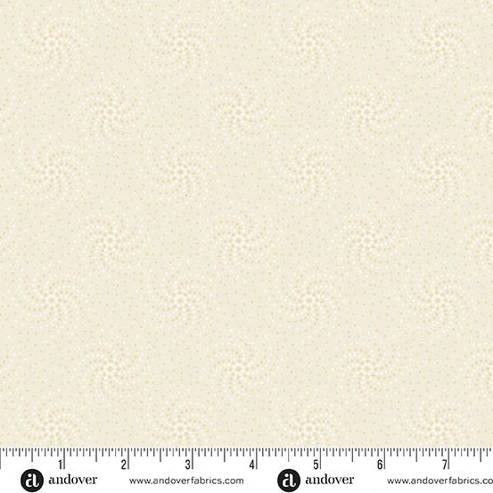 Simply Light Oatmeal Orbital soft tonal cotton fabric yardage