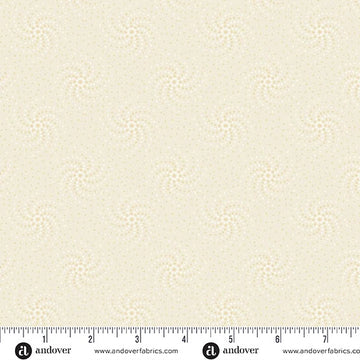 Simply Light Oatmeal Orbital soft tonal cotton fabric yardage