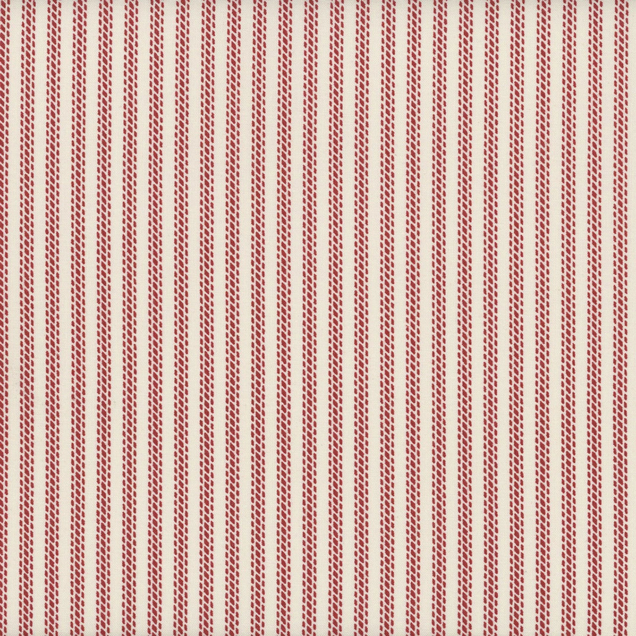 Cozy House Garnet Pillow Ticking Fabric Yardage