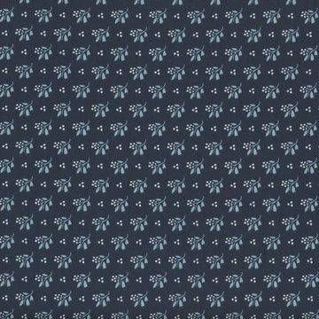 Cozy House Midnight Little Cutie Fabric Yardage