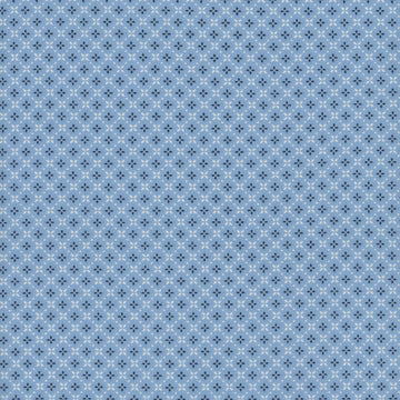 Cozy House Chambray Grandma's Stitches Fabric Yardage
