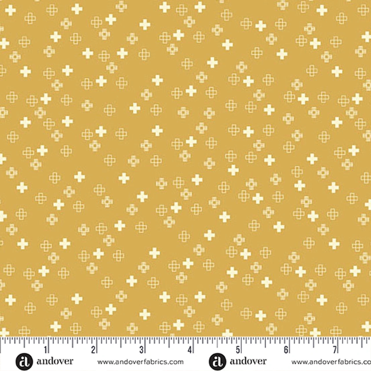 Conway Cottage Yellow Plus Point Fabric Yardage