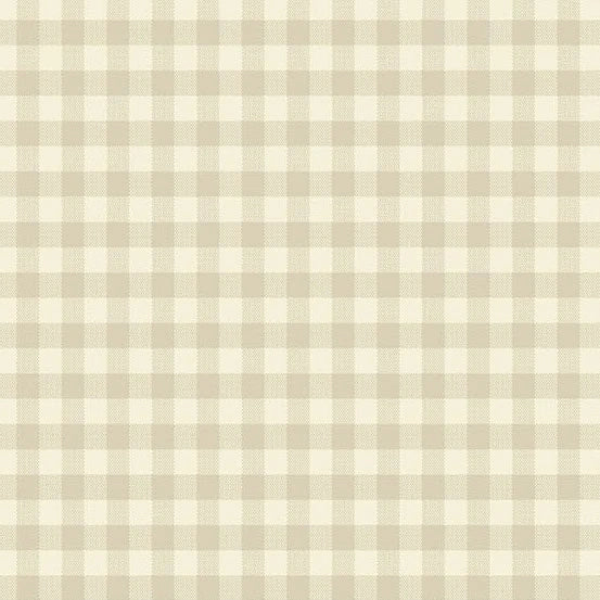 Quiltessential Gingham Ivory Fabric Yardage