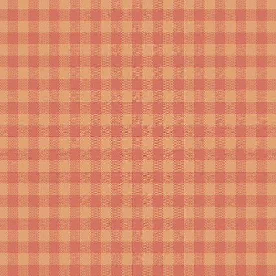 Quiltessential Gingham Pumpkin Fabric Yardage