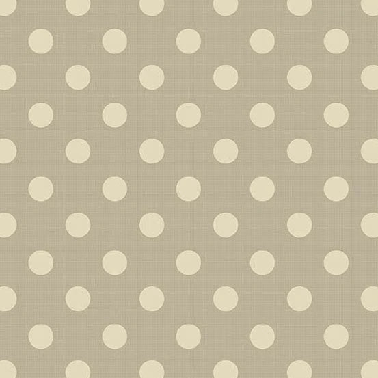 Quiltessential Large Dot Burlap Fabric Yardage
