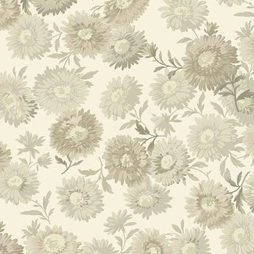 Chrysanthemum Dove Fabric Yardage