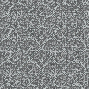 Bee Happy Gray Clamshell Fabric Yardage