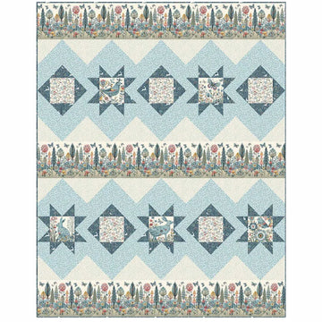 A Norwegian Stroll Quilt Kit - complete quilt kit with fabric and instructions