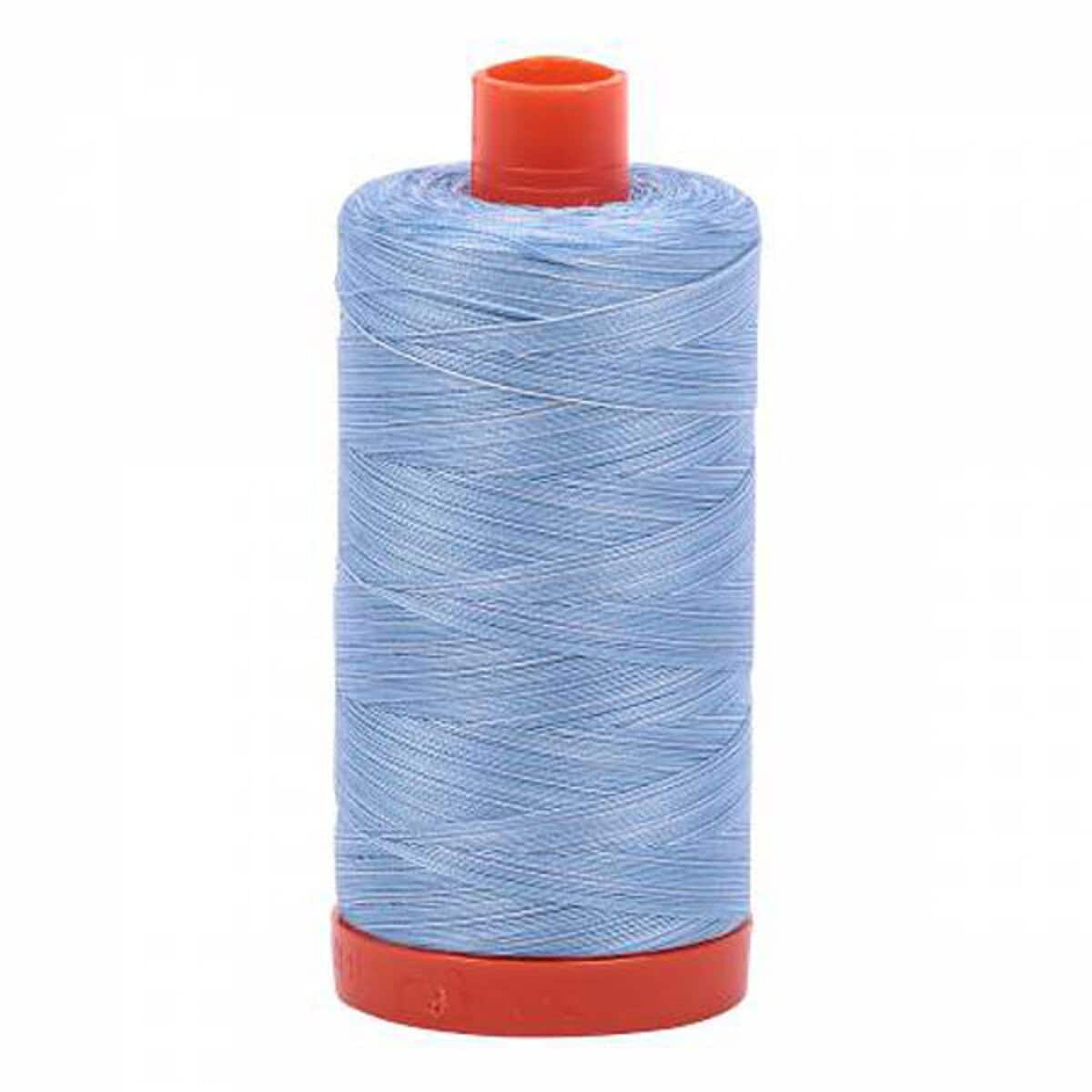 Aurifil Thread 50wt Cotton - 4663 Baby Blue Eyes Variegated