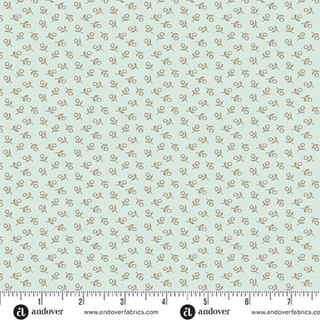 Sewing Bird Mist Love Knot Fabric Yardage
