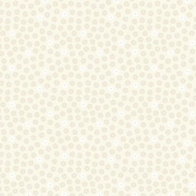 Glow Fairies Cream Tiny Glow Daisy Fabric Yardage