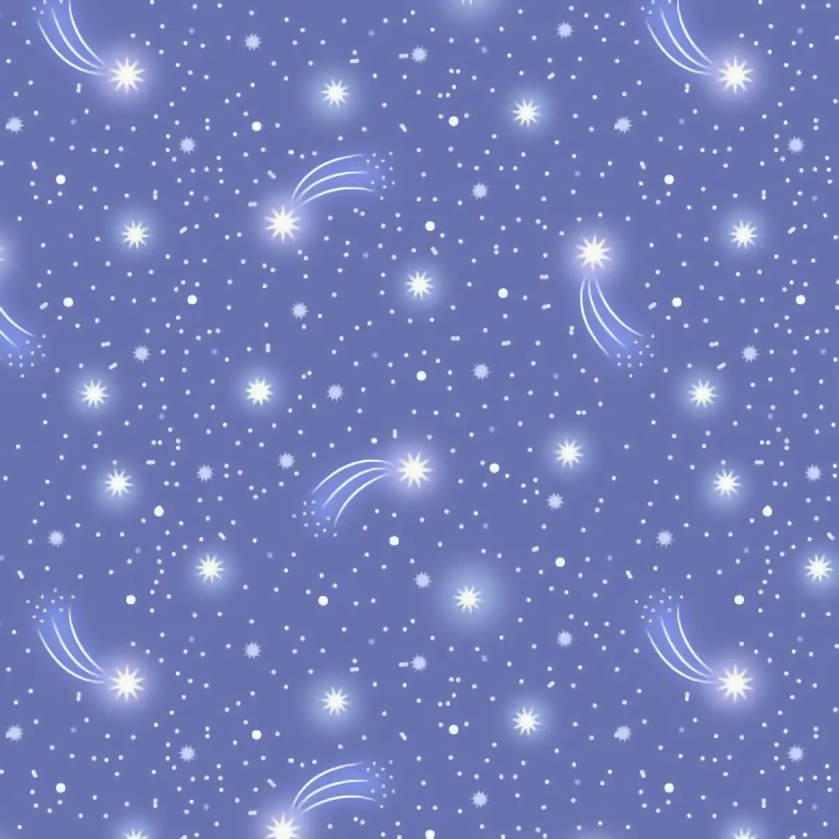 Glow Fairies Dusk Starry Sky Fabric Yardage