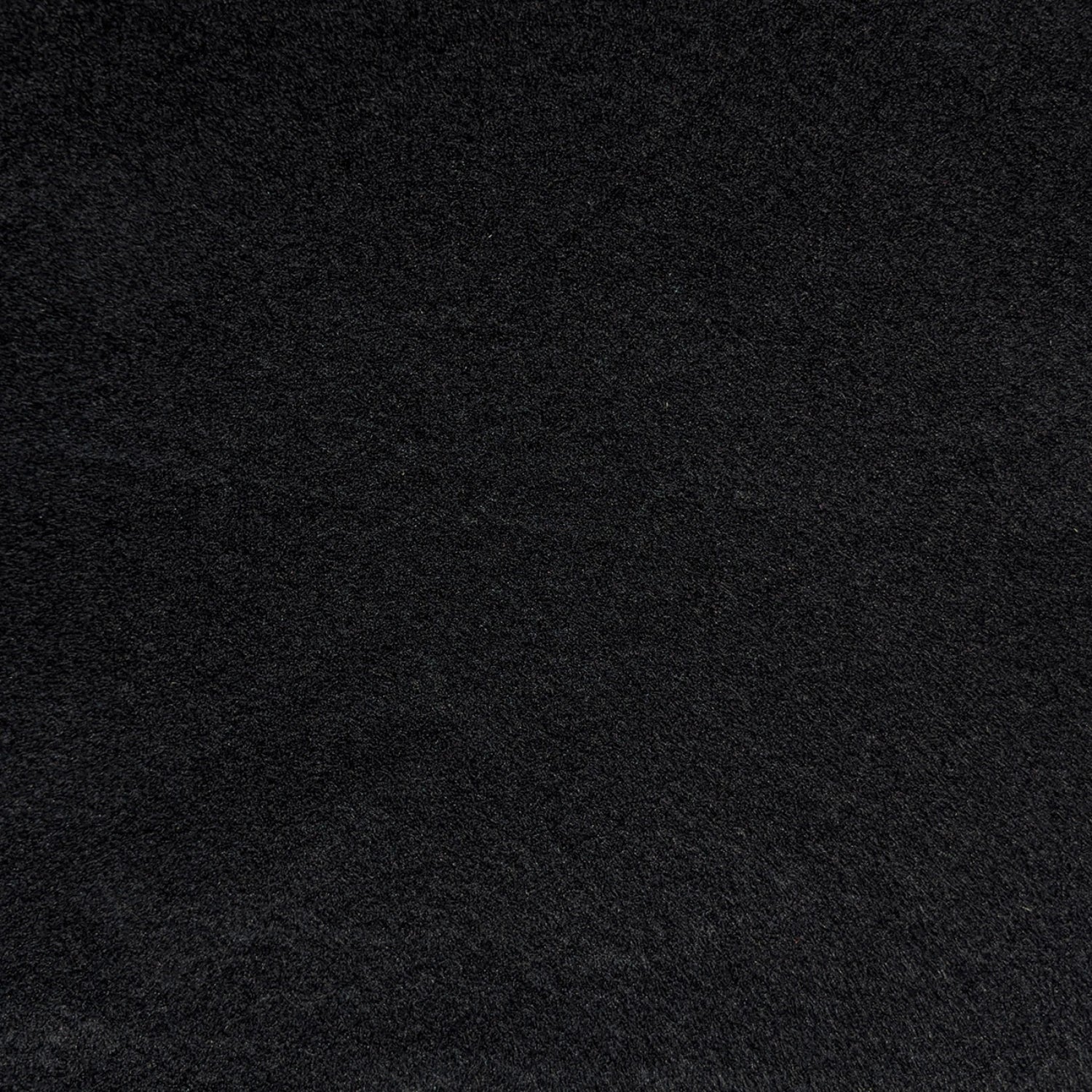 A close-up of 72in Acrylic Black Felt Yardage shows its dark black, soft, slightly uneven texture—perfect as a sewing material for various crafts.