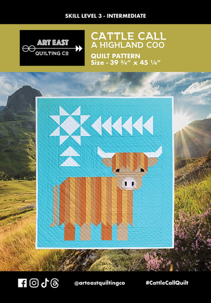 Cattle Call - A Highland Coo Quilt Pattern