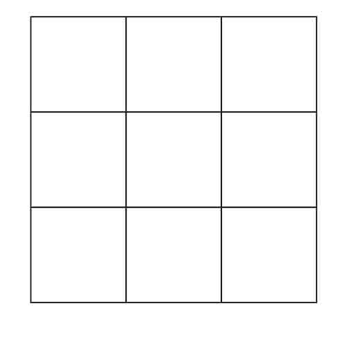 9 Patch Block Outline Digital File – Quilted Joy