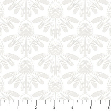 indelible: soft Oat Coneflower Fabric Yardage