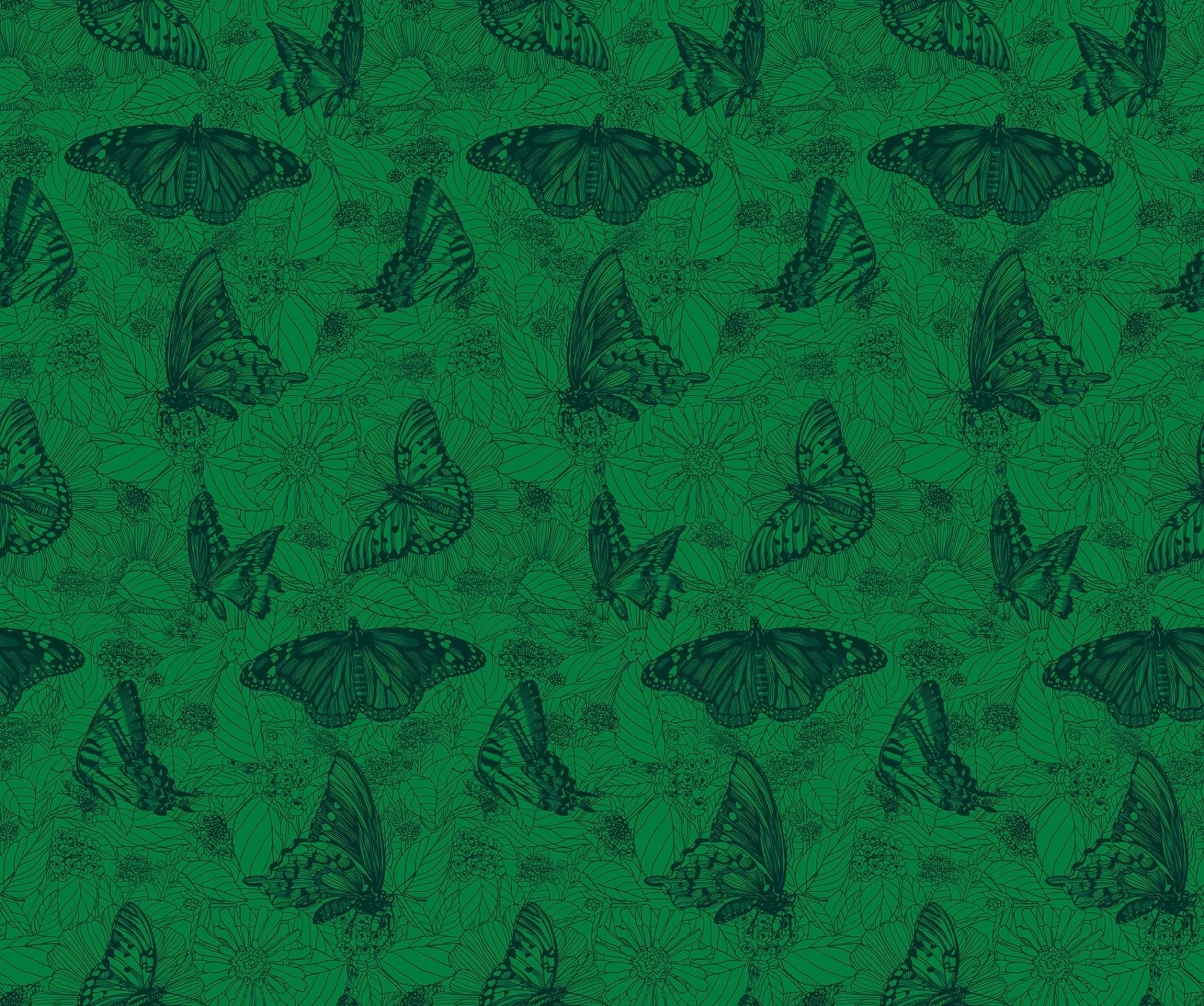 Indelible Ink Jade Winging It Fabric Yardage - quilt fabric for sewing and quilting projects