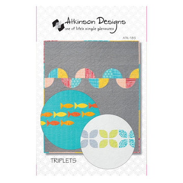 Triplets: A Trio of Baby Quilts Quilt Pattern - quilting pattern with step-by-step instructions