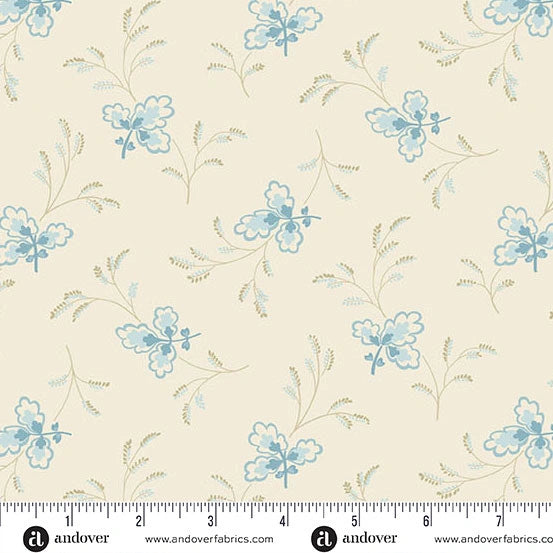 Special Delivery Tranquil Floating Leaves 108 inch wide quilt backing