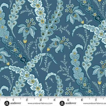 Beach House Agean Ribbon Grass 108" Wide Quilt Backing Fabric