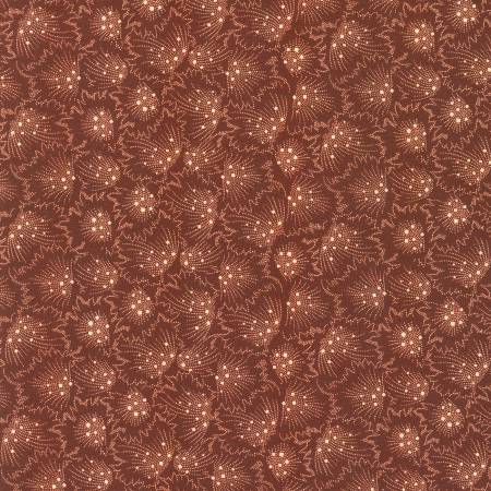 Stephenson County Burgundy Leaves 108" Wide Quilt Backing Fabric