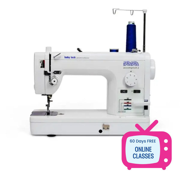 Baby Lock Accomplish 2 Sewing Machine with FREE online sewing classes