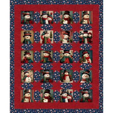 All American Snowman Quilt Kit