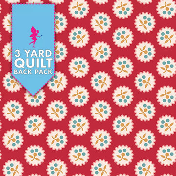 Americana Berry Betsy 108" Wide 3 Yard Quilt Fabric Back Pack