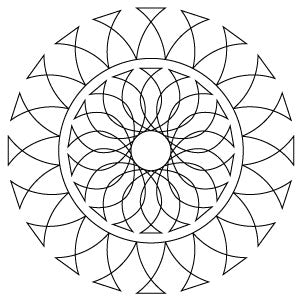 Arched Path Medallion Digital File