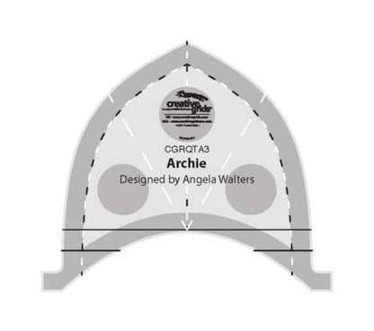 Archie Machine Quilting Ruler