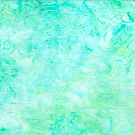 HydroHue Seafoam Batik Bouquet batik fabric yardage for quilting