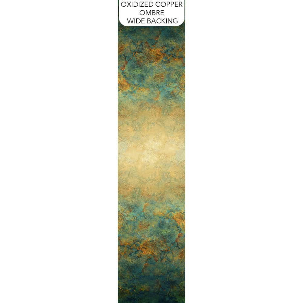 Stonehenge Oxidized Copper Ombre 108" Wide Quilt Backing Fabric