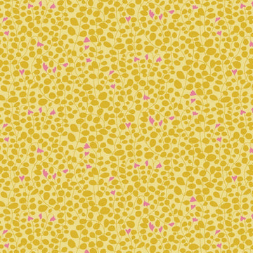 Blooming Color II Yellow Caroline Fabric Yardage